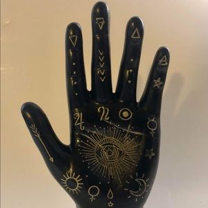 Palmistry hand decor